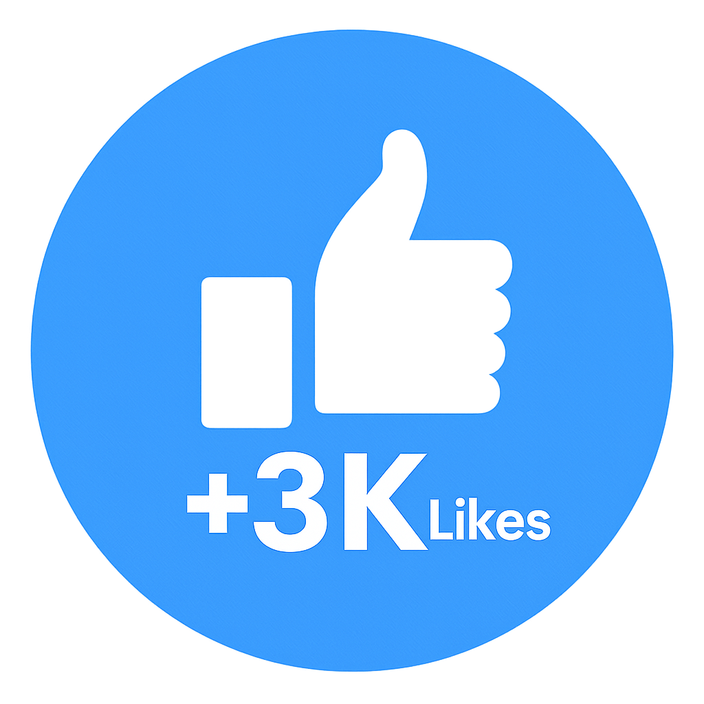Facebook - 3.000 Likes