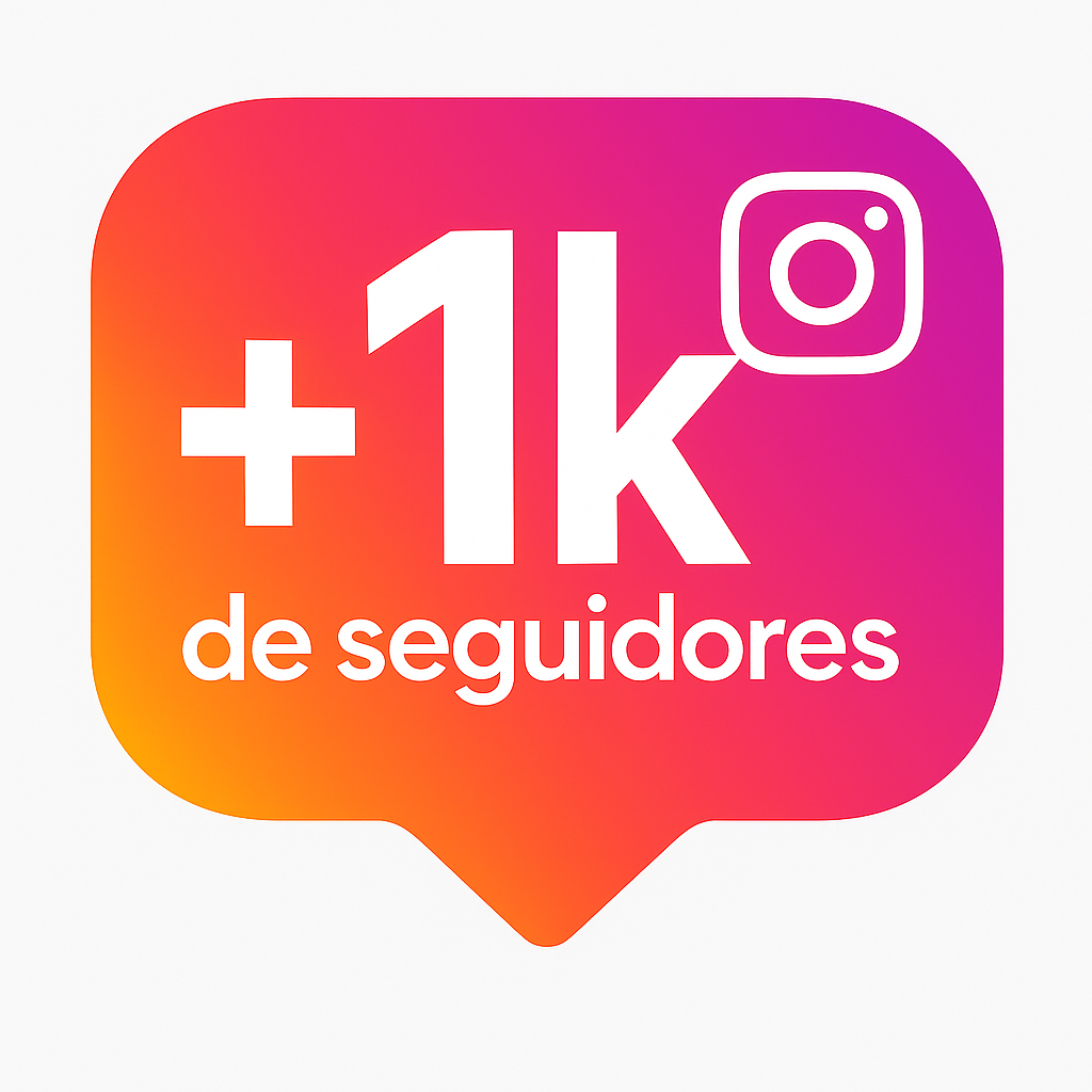 Instagram - 1k de Seguidores