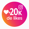 Instagram - 20k de Likes