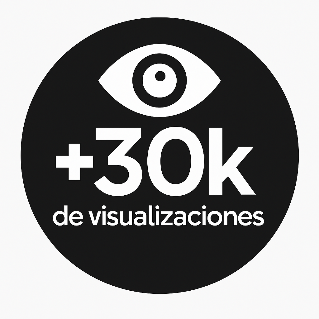 30k de Visualizaciones