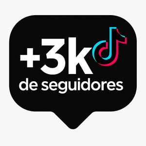 Tiktok - 3k de Seguidores