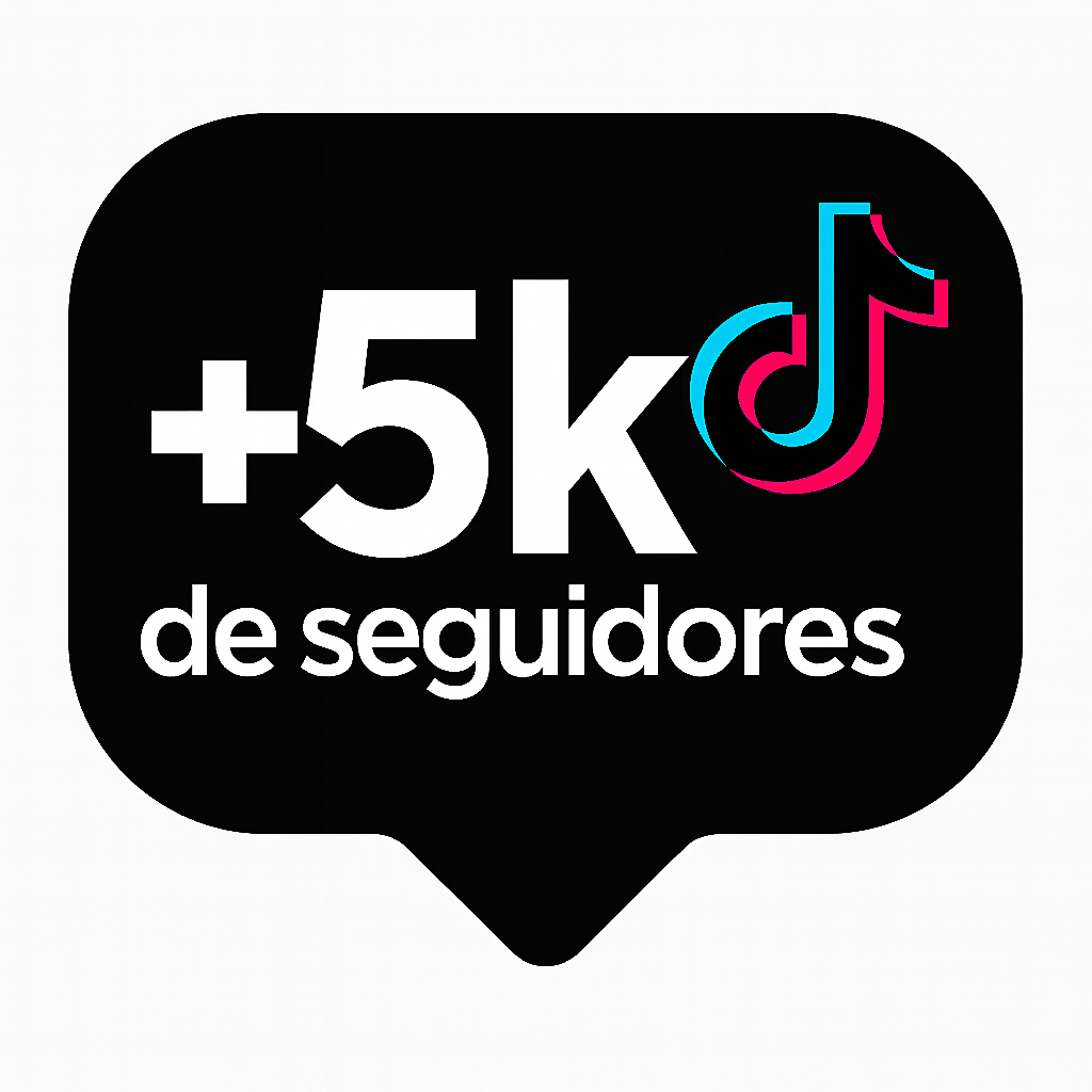 Tiktok - 5k de Seguidores