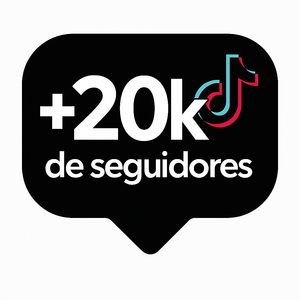 Tiktok - 20k de Seguidores